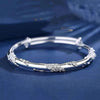 Popular brand 925 sterling silver blooming flowers bracelet Bangle for women party wedding jewelry Adjustable noble gift