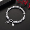 Special offer Noble 925 Sterling Silver classic dragon head Chain bracelet for men's designer jewelry party wedding gift