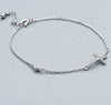 S925 Silver Bracelet Women Fashion Simple Glossy Tile Bracelet KB01
