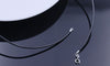 S925 Silver Necklace For Women PU man-made Leather Necklace Chain for Girl Lady Fashhion Charms Beads DIY Gift Jewelry 50 cm