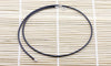 S925 Silver Necklace For Women PU man-made Leather Necklace Chain for Girl Lady Fashhion Charms Beads DIY Gift Jewelry 50 cm