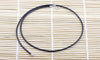 S925 Silver Necklace For Women PU man-made Leather Necklace Chain for Girl Lady Fashhion Charms Beads DIY Gift Jewelry 50 cm