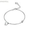 S925 Silver Woman Bracelet Department Sweet Small fish link chain Lovely Fingerling Hand Ornaments