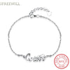 S925 Silver fine Bracelet Woman letter grace Korean style Hand Decorate Fashionand fine jewelry Silver Accessories Wholesale