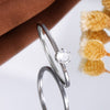 S925 Silverly Wedding Ring for Women Simple Style Big Bling Bling Zircon Compact Index Finger Ring Jewelry Gift
