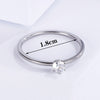S925 Silverly Wedding Ring for Women Simple Style Big Bling Bling Zircon Compact Index Finger Ring Jewelry Gift