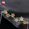 S925 Sterling Silver Bracelet & Bangle For Women Original Plum Blossom Bracelets High Quality Engagemen Jewelry Accessories YB18
