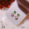S925 Sterling Silver Drop Earrings For Women Gold Emerald Gemstone Baroque Vintage Palace Luxury Fine Jewelry Accessories