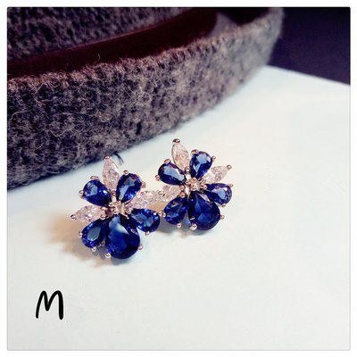 S925 Sterling Silver Drop Earrings For Women Sapphire Eardrop Fine Jewelry Bride Wedding Luxury Vintage Bijouterie Anting Wanita