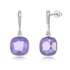 S925 Sterling Silver Earrings Crystals From Element Women Drop Earring Simple Fashion Fine Jewelry