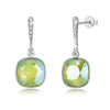 S925 Sterling Silver Earrings Crystals From Element Women Drop Earring Simple Fashion Fine Jewelry