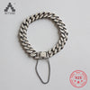 S925 Sterling Silver Fashion Retro Handmade Chain Bracelet