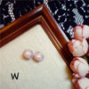 S925 Sterling Silver Fine Jewelry Earrings Light Orange Vintage Pink Pearls Long Crystal Flower Cubic Zirconia Aretes