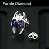 S925 Sterling Silver Jewelry Fashion Punk Stud Earring AAA Zircon Colorful Set Auger For Men And Women Birthd Gift 047