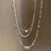 S925 Sterling Silver Shiny Snake Bone Clavicle Chain Necklace Women Light  Temperament Party Jewelry Girlfriend Gift