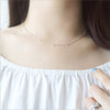 S925 Sterling Silver Simple Handmade Snake Bone Chain Beads Necklace