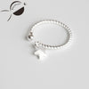 S925 Sterling Silver wire drawing star twist open ring for women adjustable party fine jewelry 2020 new female fashion rings