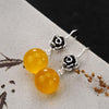 S925 Sterling Sliver High-end Women Drop Earring Jewelry Vintage Fashion Roses and Beads Inlaid Earring Best Gift for Lady