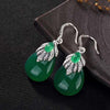 S925 Sterling Sliver Vintage Women Drop Earrings High-end Fashion Wild Clouds Drop Inlaid Earrings for Lady Best Jewelry Gift