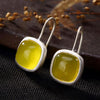 S925 Sterling Sliver Women Earrings Fashion Unique Simple Square Earrings for Women