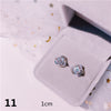 S925 Stud Earrings For Women sterling-silver jewelry Temperament Simple Fine Jewelry Elegant Bridal Wedding Engagement Brincos