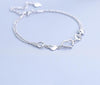 S925 silver bracelet popular double-line snake bone bead bracelets bracelet CB08