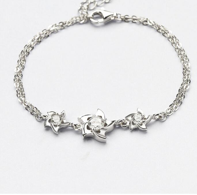 S925 silver ear nails ginkgo leaf earrings natural pearl earrings VN03