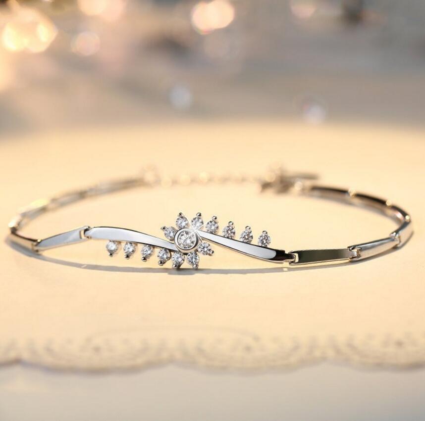 S925 silver string bender silver bracelet fashion wild silver jewelry CC017