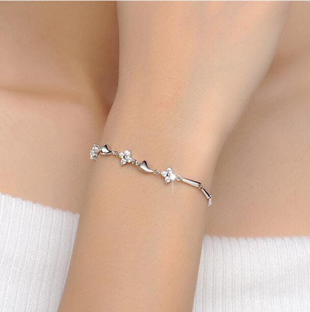 S925 silver string bender silver bracelet fashion wild silver jewelry GB05