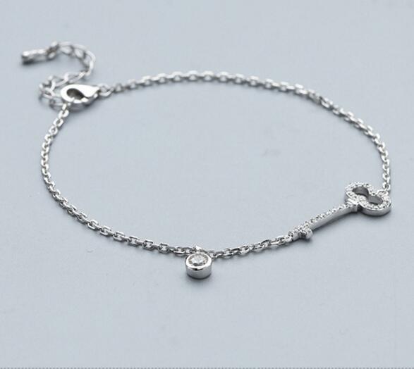 S925 silver string bender silver bracelet fashion wild silver jewelry HN01