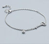 S925 silver string bender silver bracelet fashion wild silver jewelry HN01