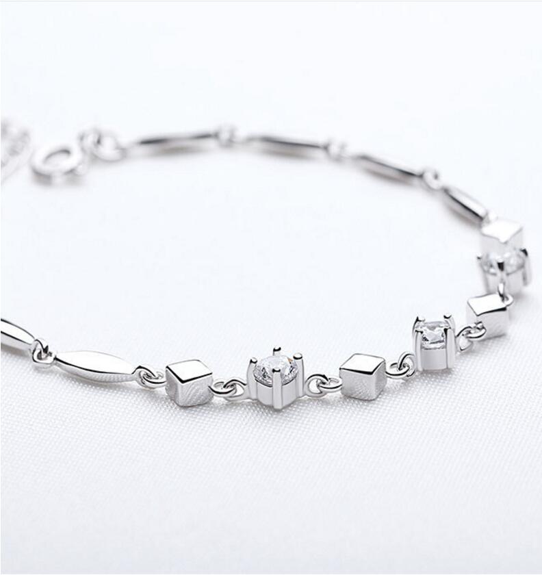 S925 silver string bender silver bracelet fashion wild silver jewelry LN010