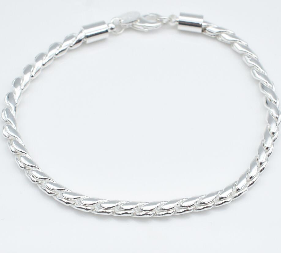 S925 silver string bender silver bracelet fashion wild silver jewelry SE06