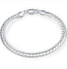 S925 silver string bender silver bracelet fashion wild silver jewelry TE06