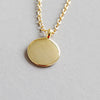 S925 sterling silver CHIC necklace minimalist geometric small round necklace chain
