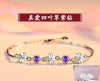 S925 sterling silver bracelet female Korean version of the simple personality student couple bracelet