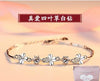 S925 sterling silver bracelet female Korean version of the simple personality student couple bracelet