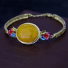 S925 sterling silver jewelry fine fashion ladies hand jewelry Topaz Topaz gold-plated bracelet Jewelry