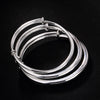S999, Pure Silver, Antique, Plain, Smooth Push And Pull Bracelet, Ladies' Solid Open Silver Silver Princess Bracelet.