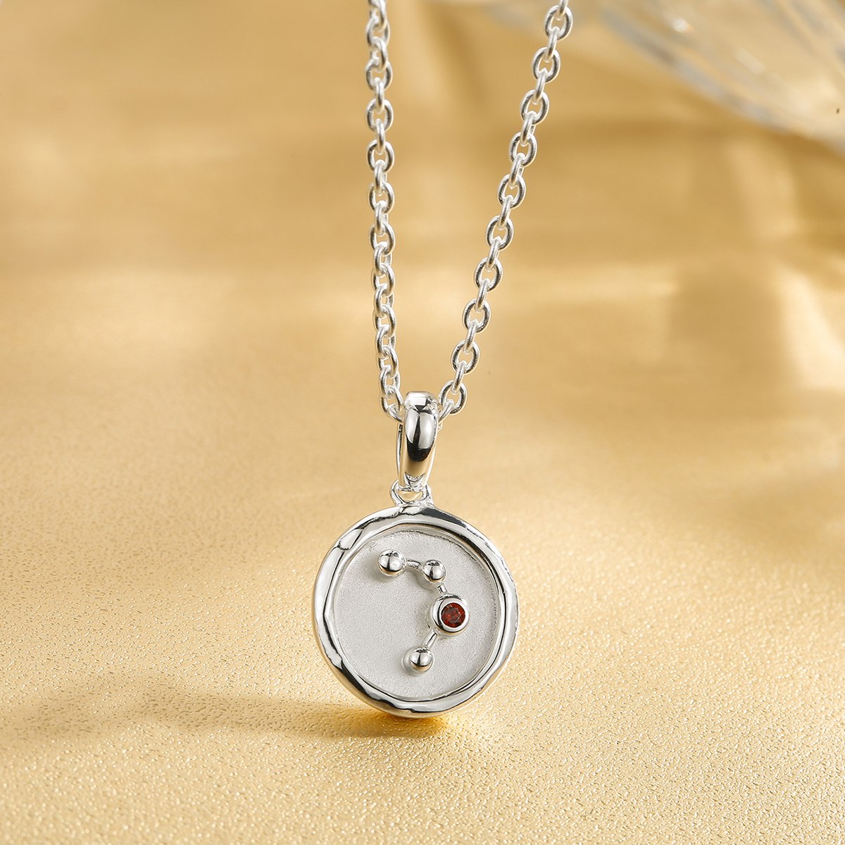 2020 Women Twelve Constellations Choker Pendants Necklaces Personality Fashion Trend Lettering Chain Necklaces