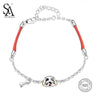 925 Sterling Silver Bracelets Dog Bone Charms For Women Daughter & Mom Bracelets Fine Jewelry Gift Women Accessory