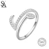 925 Sterling Silver Wedding Rings for Women Fine Jewelry Adjustable Musical Notes Silver Rings Women
