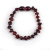 Natural Amber Children Bracelets Four Colors Baby Irregular Round Chain & Link Bracelets Trendy Boys Girls Bracelet