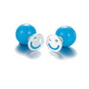 Real 925 Sterling Silver Round Stud Earrings for Women Amber Blue/Pink/Purple Smiley Face Ball Double Sided