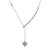 Real 925 Sterling Silver Star Necklaces/Pendants AAA Zirconia Choker Necklace 925 Sterling Silver Necklaces Gift