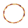 Real Natural Amber Pendant Children Necklaces Gift for Baby Multicolor Chain Link Necklaces New Arrival