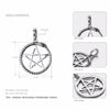 925 Sterling Silver Fine Jewelry Bohemian Magic Star Pendants Necklace for Women Vintage Round Snake Dropshipping