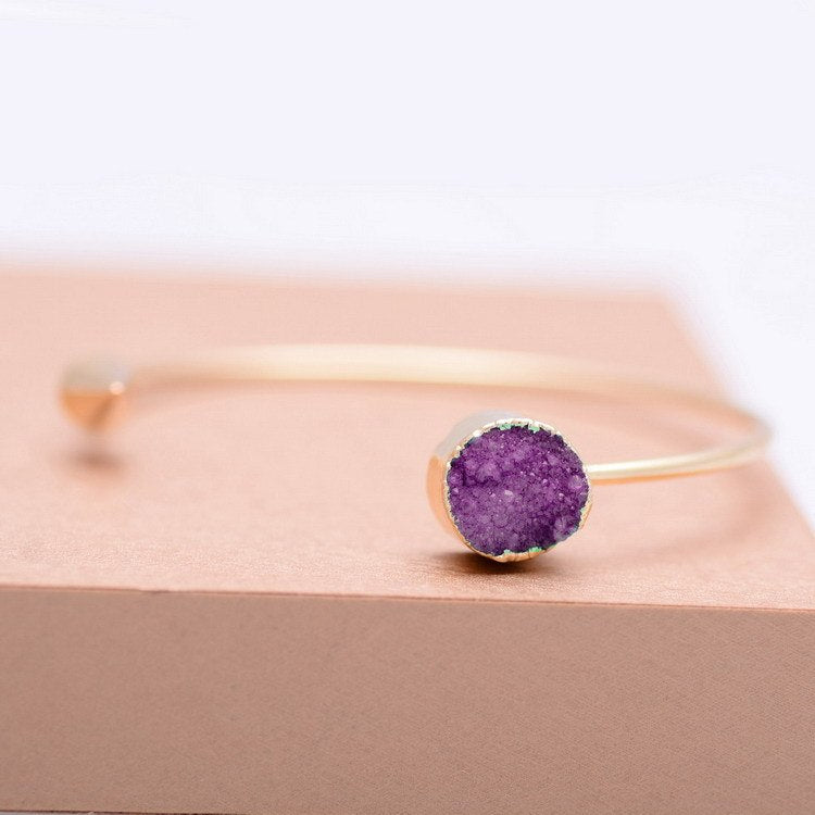 Fashion Bangles Women Bracelet Fine Jewelry Drusy Bracelets Silver Bracelets Gift For Women