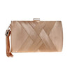SEKUSA  Metal Tassel Lady Clutch Bag With Chain Shoulder Handbags Classical Style Small Purse Day Evening Clutch Bags