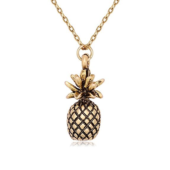 SENFAI Popular metal Minimalism Tiny Pineapple Necklace For Birthday party